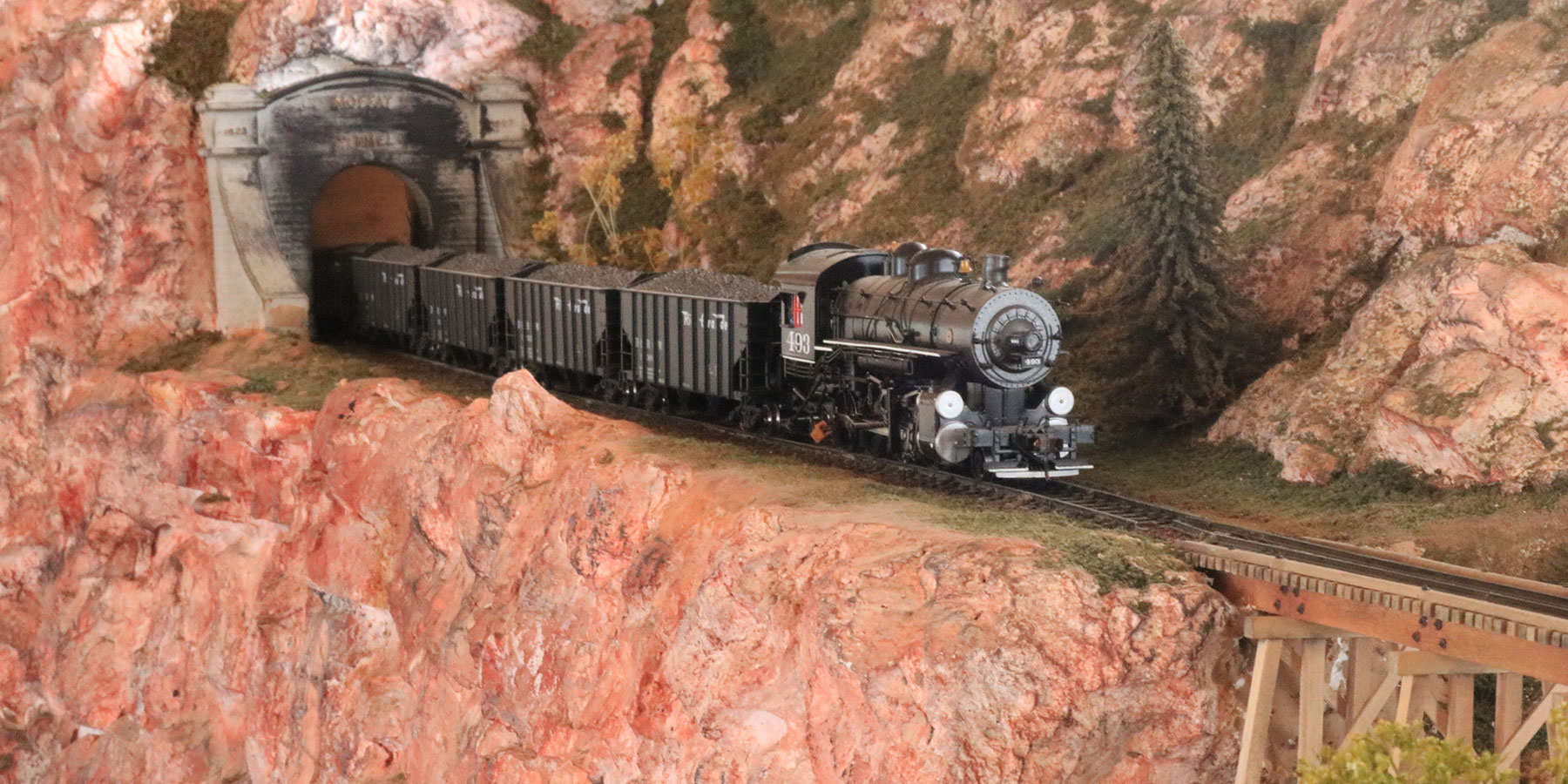 model railroad coming out of the moffat tunnel