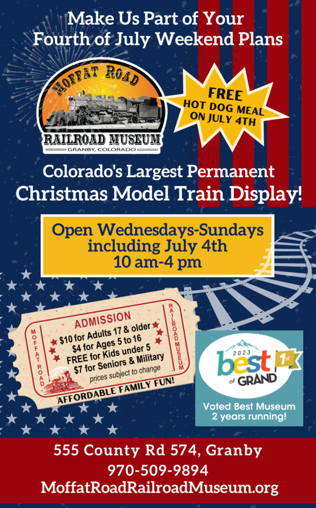 Colorado Railroad Heritage Week, June 15-22, 2024