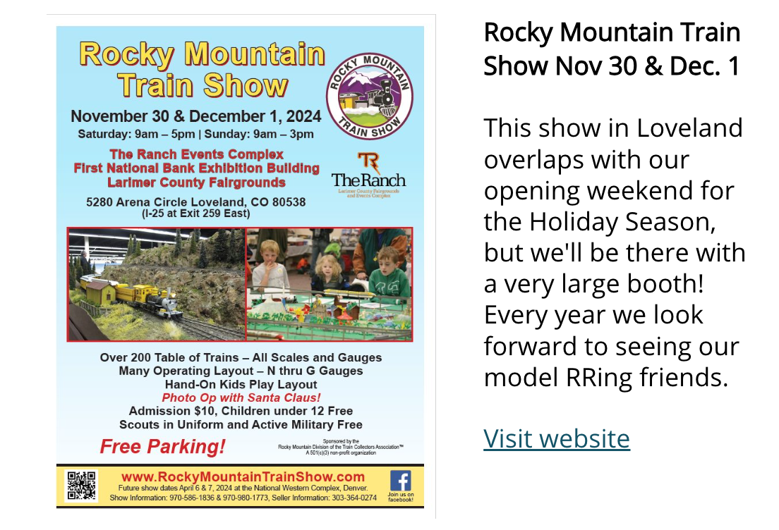 Rocky Mountain Train Show